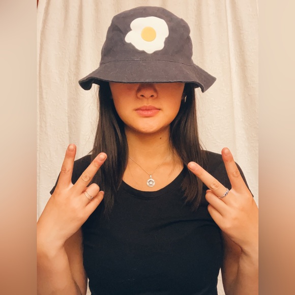 Egg Yolk Bucket Hat in Navy Blue - made by Kings of NY - Picture 1 of 1